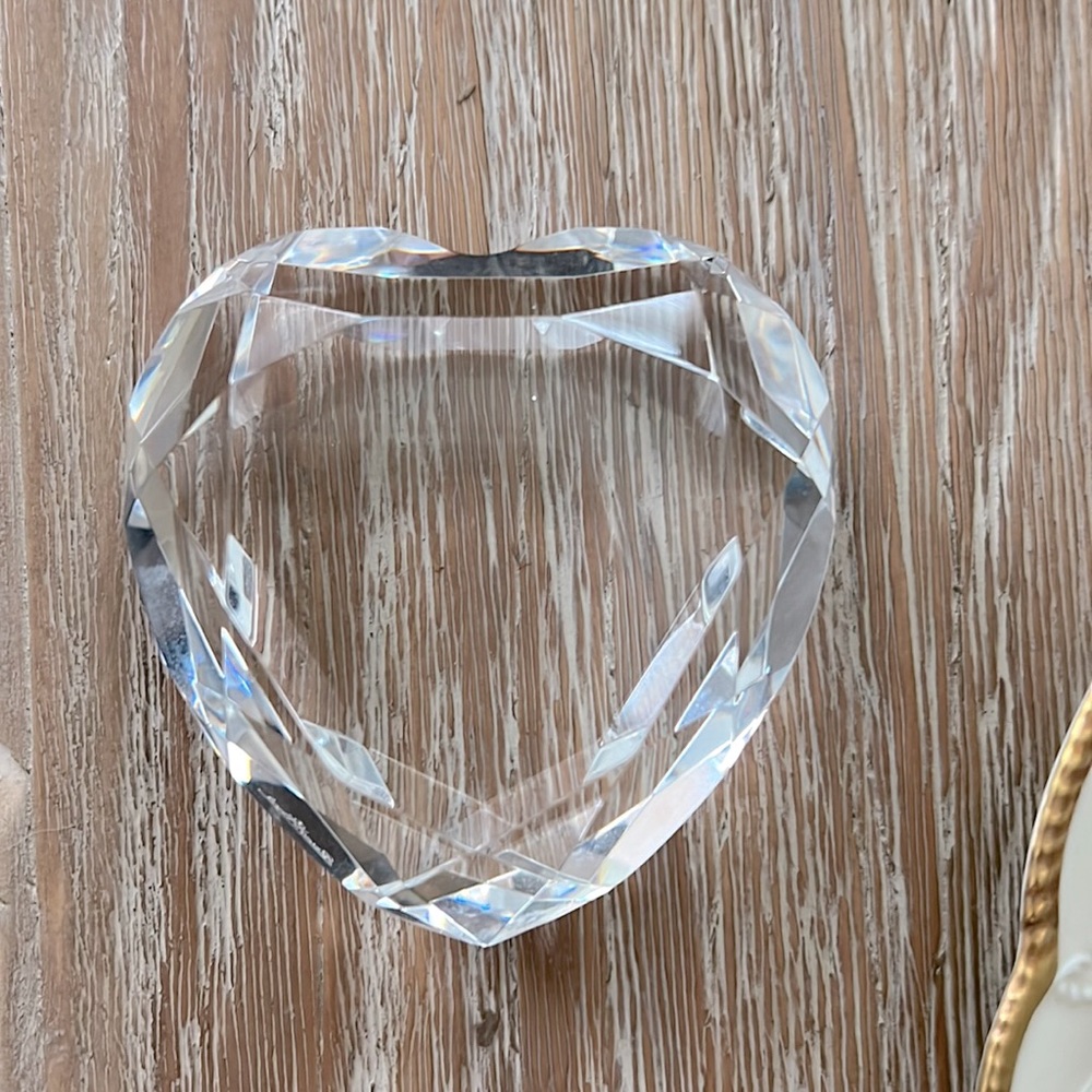 Rosenthal heart paperweight